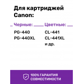 Чернила для Canon C5040-C5041. Комплект 4 цв. по 100 мл. (Премиум InkTec)