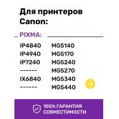 Чернила для Canon C5025-C5026. Комплект 5 цв. по 100 мл. (Премиум InkTec)
