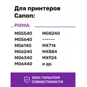 Чернила для Canon C5025-C5026. Комплект 5 цв. по 100 мл. (Премиум InkTec)
