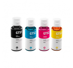 Чернила для HP GT51, GT52. Комплект 4 цвета
