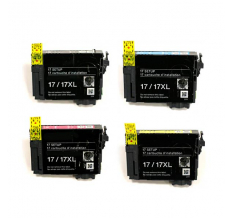 Картриджи для Epson XP-33, XP-103, XP-203, XP-207, XP-303 и др. (Epson 17) Комплект из 4 шт.
