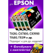 Картриджи для Epson TX219, TX300F, TX510FN и др. Комплект из 4 шт.0