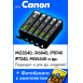 Картриджи для Canon PIXMA MX924 и др. Комплект из 5 шт., CS0