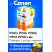 Картриджи для Canon iP1000, iP1500 и др. (BCI-24Bk, BCI-24C) Комплект из 2 шт.0