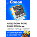 Картриджи для Canon iP4500, MP800, iP3500 и др. Комплект из 5 шт.0