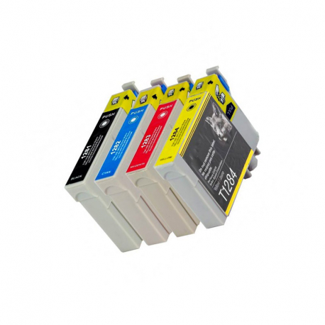 Картриджи для Epson T1281-T1284. Комплект из 4 шт., PL0