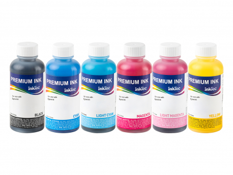 Чернила для Epson T50 и др. Комплект 6 цв. по 100 мл.0