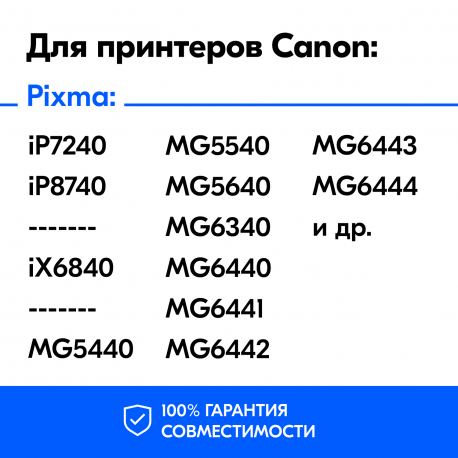 Картриджи для Canon PIXMA MX924 и др. Комплект из 5 шт., CS1