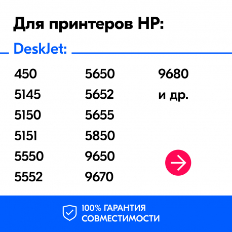 Картриджи для HP Photosmart 7760 и др. Комплект из 2 шт., PL1